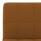 Esszimmerstühle 2 Stk. Drehbar Braun Samt Esszimmerstühle 2 Stk. Drehbar Braun Samt