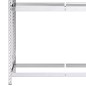 vidaXL Reifenregale mit 3 Böden 3 Stk. Silbern 110x40x200 cm Stahl vidaXL Reifenregale mit 3 Böden 3 Stk. Silbern 110x40x200 cm Stahl