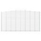 vidaXL Gabionen mit Hochbogen 8 Stk. 400x50x200/220cm Verzinktes Eisen vidaXL Gabionen mit Hochbogen 8 Stk. 400x50x200/220cm Verzinktes Eisen