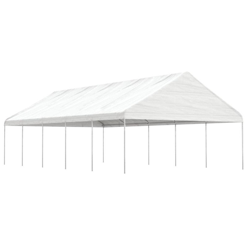 vidaXL Pavillon mit Dach Weiß 11,15x5,88x3,75 m Polyethylen vidaXL Pavillon mit Dach Weiß 11,15x5,88x3,75 m Polyethylen