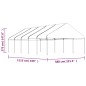 vidaXL Pavillon mit Dach Weiß 11,15x5,88x3,75 m Polyethylen vidaXL Pavillon mit Dach Weiß 11,15x5,88x3,75 m Polyethylen