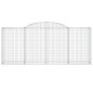 vidaXL Gabionen mit Hochbogen 8 Stk. 300x50x120/140cm Verzinktes Eisen vidaXL Gabionen mit Hochbogen 8 Stk. 300x50x120/140cm Verzinktes Eisen