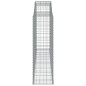 vidaXL Gabionen mit Hochbogen 5 Stk. 300x50x160/180cm Verzinktes Eisen vidaXL Gabionen mit Hochbogen 5 Stk. 300x50x160/180cm Verzinktes Eisen