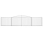 vidaXL Gabionen mit Hochbogen 6 Stk. 400x50x80/100cm Verzinktes Eisen vidaXL Gabionen mit Hochbogen 6 Stk. 400x50x80/100cm Verzinktes Eisen