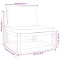 vidaXL 7-tlg. Garten-Lounge-Set mit Hellgrauen Kissen Massivholz vidaXL 7-tlg. Garten-Lounge-Set mit Hellgrauen Kissen Massivholz