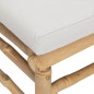 vidaXL 11-tlg. Garten-Lounge-Set mit Hellgrauen Kissen Bambus vidaXL 11-tlg. Garten-Lounge-Set mit Hellgrauen Kissen Bambus