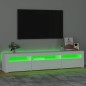 vidaXL TV-Schrank mit LED-Leuchten Weiß 195x35x40 cm vidaXL TV-Schrank mit LED-Leuchten Weiß 195x35x40 cm