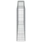 vidaXL Gabionen mit Hochbogen 4 Stk. 400x50x180/200cm Verzinktes Eisen vidaXL Gabionen mit Hochbogen 4 Stk. 400x50x180/200cm Verzinktes Eisen