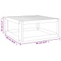 vidaXL 5-tlg. Garten-Lounge-Set mit Hellgrauen Kissen Massivholz vidaXL 5-tlg. Garten-Lounge-Set mit Hellgrauen Kissen Massivholz