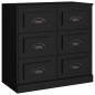 vidaXL Sideboards 3 Stk. Schwarz Holzwerkstoff vidaXL Sideboards 3 Stk. Schwarz Holzwerkstoff
