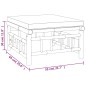 vidaXL 8-tlg. Garten-Lounge-Set mit Cremeweißen Kissen Bambus vidaXL 8-tlg. Garten-Lounge-Set mit Cremeweißen Kissen Bambus