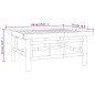 vidaXL 8-tlg. Garten-Lounge-Set mit Cremeweißen Kissen Bambus vidaXL 8-tlg. Garten-Lounge-Set mit Cremeweißen Kissen Bambus