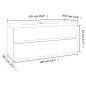 vidaXL Waschbeckenschrank mit Einbaubecken Braun Eiche Holzwerkstoff vidaXL Waschbeckenschrank mit Einbaubecken Braun Eiche Holzwerkstoff