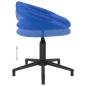 Esszimmerstühle 2 Stk. Drehbar Blau Samt Esszimmerstühle 2 Stk. Drehbar Blau Samt