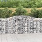 vidaXL Gabionen mit Hochbogen 10 Stk 400x50x100/120cm Verzinktes Eisen vidaXL Gabionen mit Hochbogen 10 Stk 400x50x100/120cm Verzinktes Eisen