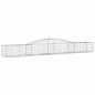 vidaXL Gabionen mit Hochbogen 5 Stk. 400x50x40/60cm Verzinktes Eisen vidaXL Gabionen mit Hochbogen 5 Stk. 400x50x40/60cm Verzinktes Eisen