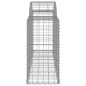 vidaXL Gabionen mit Hochbogen 7 Stk. 200x50x80/100 cm Verzinktes Eisen vidaXL Gabionen mit Hochbogen 7 Stk. 200x50x80/100 cm Verzinktes Eisen