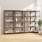 vidaXL Regale mit 5 Böden 4 Stk. Anthrazit Stahl & Holzwerkstoff vidaXL Regale mit 5 Böden 4 Stk. Anthrazit Stahl & Holzwerkstoff