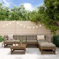 vidaXL 7-tlg. Garten-Lounge-Set mit Kissen Honigbraun Massivholz vidaXL 7-tlg. Garten-Lounge-Set mit Kissen Honigbraun Massivholz