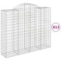 vidaXL Gabionen mit Hochbogen 13Stk. 200x50x160/180cm Verzinktes Eisen vidaXL Gabionen mit Hochbogen 13Stk. 200x50x160/180cm Verzinktes Eisen