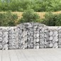 vidaXL Gabionen mit Hochbogen 11 Stk 300x50x100/120cm Verzinktes Eisen vidaXL Gabionen mit Hochbogen 11 Stk 300x50x100/120cm Verzinktes Eisen