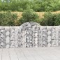 vidaXL Gabionen mit Hochbogen 4 Stk. 200x30x100/120cm Verzinktes Eisen vidaXL Gabionen mit Hochbogen 4 Stk. 200x30x100/120cm Verzinktes Eisen