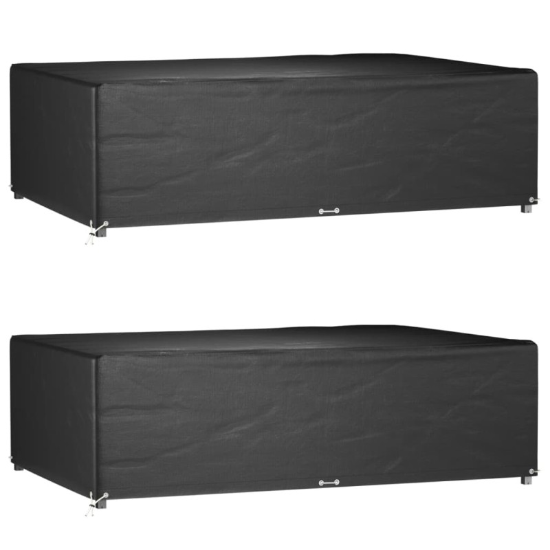 vidaXL Gartenmöbel-Abdeckungen 2 Stk. 12 Ösen 227x152x65 cm Rechteckig vidaXL Gartenmöbel-Abdeckungen 2 Stk. 12 Ösen 227x152x65 cm Rechteckig