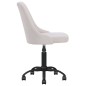 Esszimmerstühle 2 Stk. Drehbar Creme Stoff Esszimmerstühle 2 Stk. Drehbar Creme Stoff