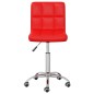 vidaXL Esszimmerstühle 2 Stk. Drehbar Rot Kunstleder vidaXL Esszimmerstühle 2 Stk. Drehbar Rot Kunstleder