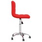 vidaXL Esszimmerstühle 2 Stk. Drehbar Rot Kunstleder vidaXL Esszimmerstühle 2 Stk. Drehbar Rot Kunstleder