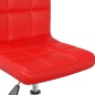 vidaXL Esszimmerstühle 2 Stk. Drehbar Rot Kunstleder vidaXL Esszimmerstühle 2 Stk. Drehbar Rot Kunstleder