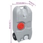 vidaXL Tragbare Campingtoilette mit Waschbecken und Wasserbehälter vidaXL Tragbare Campingtoilette mit Waschbecken und Wasserbehälter