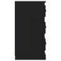 vidaXL Sideboards 2 Stk. Schwarz Holzwerkstoff vidaXL Sideboards 2 Stk. Schwarz Holzwerkstoff