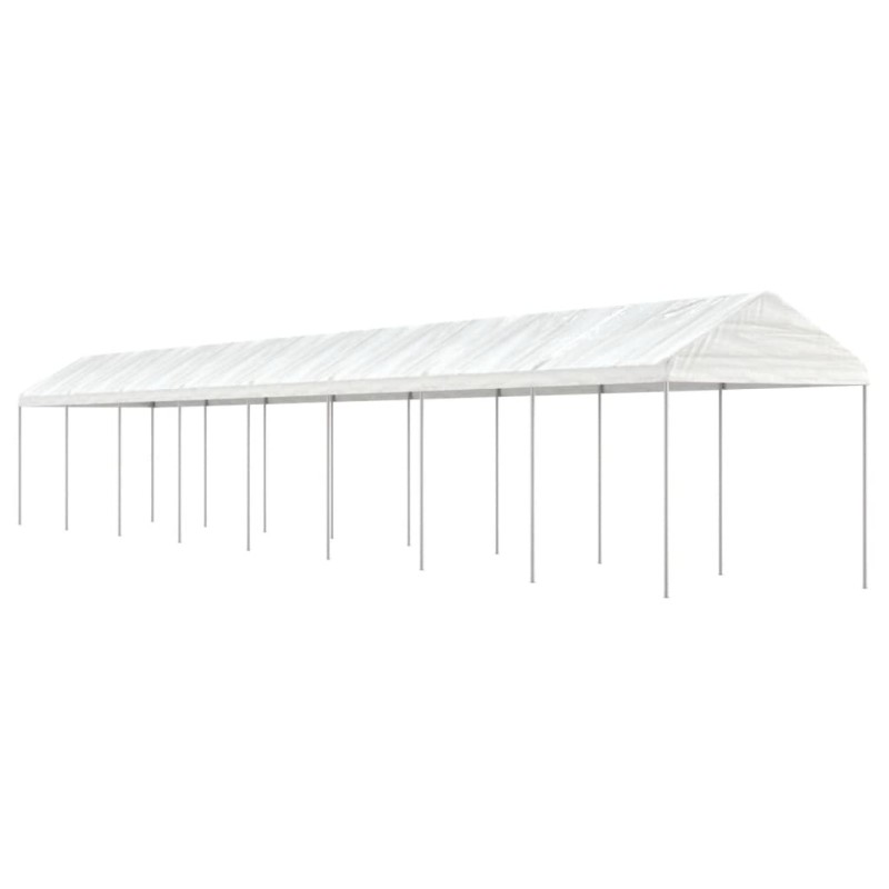 vidaXL Pavillon mit Dach Weiß 17,84x2,28x2,69 m Polyethylen vidaXL Pavillon mit Dach Weiß 17,84x2,28x2,69 m Polyethylen