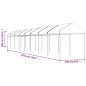 vidaXL Pavillon mit Dach Weiß 17,84x2,28x2,69 m Polyethylen vidaXL Pavillon mit Dach Weiß 17,84x2,28x2,69 m Polyethylen