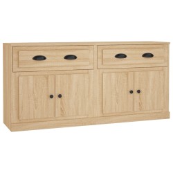 vidaXL Sideboards 2 Stk. Sonoma-Eiche Holzwerkstoff