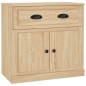 vidaXL Sideboards 2 Stk. Sonoma-Eiche Holzwerkstoff vidaXL Sideboards 2 Stk. Sonoma-Eiche Holzwerkstoff