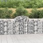 vidaXL Gabionen mit Hochbogen 50 Stk 200x50x100/120cm Verzinktes Eisen vidaXL Gabionen mit Hochbogen 50 Stk 200x50x100/120cm Verzinktes Eisen