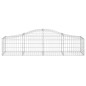 vidaXL Gabionen mit Hochbogen 7 Stk. 200x50x40/60 cm Verzinktes Eisen vidaXL Gabionen mit Hochbogen 7 Stk. 200x50x40/60 cm Verzinktes Eisen