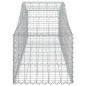 vidaXL Gabionen mit Hochbogen 7 Stk. 200x50x40/60 cm Verzinktes Eisen vidaXL Gabionen mit Hochbogen 7 Stk. 200x50x40/60 cm Verzinktes Eisen