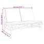 vidaXL 3-tlg. Garten-Lounge-Set mit Kissen Creme Bambus vidaXL 3-tlg. Garten-Lounge-Set mit Kissen Creme Bambus