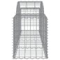 vidaXL Gabionen mit Hochbogen 30 Stk. 200x50x60/80 cm Verzinktes Eisen vidaXL Gabionen mit Hochbogen 30 Stk. 200x50x60/80 cm Verzinktes Eisen