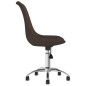 vidaXL Esszimmerstühle 2 Stk. Drehbar Dunkelbraun Stoff vidaXL Esszimmerstühle 2 Stk. Drehbar Dunkelbraun Stoff