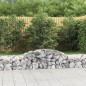 vidaXL Gabionen mit Hochbogen 3 Stk. 300x50x40/60 cm Verzinktes Eisen vidaXL Gabionen mit Hochbogen 3 Stk. 300x50x40/60 cm Verzinktes Eisen