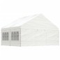 vidaXL Pavillon mit Dach Weiß 4,46x5,88x3,75 m Polyethylen vidaXL Pavillon mit Dach Weiß 4,46x5,88x3,75 m Polyethylen