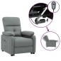 vidaXL Relaxsessel Elektrisch Dunkelgrau Stoff vidaXL Relaxsessel Elektrisch Dunkelgrau Stoff