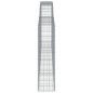 vidaXL Gabionen mit Hochbogen 8 Stk. 400x30x120/140cm Verzinktes Eisen vidaXL Gabionen mit Hochbogen 8 Stk. 400x30x120/140cm Verzinktes Eisen