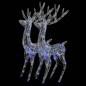vidaXL XXL Rentiere Weihnachtsdekoration Acryl 250 LED 2 Stk. 180 cm vidaXL XXL Rentiere Weihnachtsdekoration Acryl 250 LED 2 Stk. 180 cm