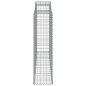 vidaXL Gabionen mit Hochbogen 2 Stk. 300x50x180/200cm Verzinktes Eisen vidaXL Gabionen mit Hochbogen 2 Stk. 300x50x180/200cm Verzinktes Eisen