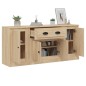 vidaXL Sideboards 3 Stk. Sonoma-Eiche Holzwerkstoff vidaXL Sideboards 3 Stk. Sonoma-Eiche Holzwerkstoff